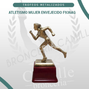 ATLETISMO MUJER ENVEJECIDO F936AG