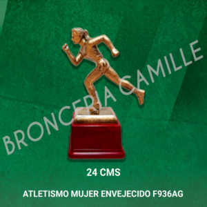 ATLETISMO MUJER ENVEJECIDO F936AG