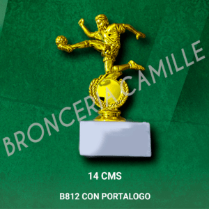 Trofeo Futbolista Modelo B812 con Portalogo