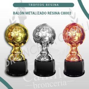 BALÓN METALIZADO RESINA C8002
