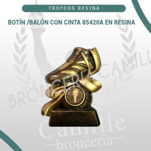 BOTÍN /BALÓN CON CINTA 85420A EN RESINA
