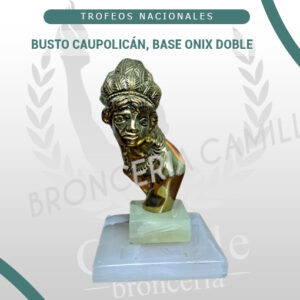 Busto Caupolicán, Base Onix doble