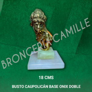 Busto Caupolicán, Base Onix doble