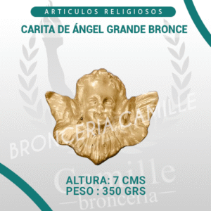 CARITA DE ÁNGEL GRANDE BRONCE