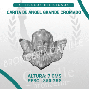 CARITA DE ÁNGEL GRANDE CROMADO