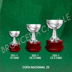 COPA NACIONAL 20 Desde 13cms Hasta 22,5cms