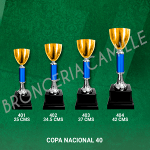 COPA NACIONAL 40 Desde 25cms Hasta 42cms