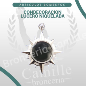 CONDECORACION LUCERO NIQUELADA