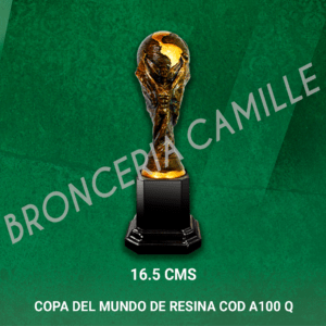 TROFEO COPA DEL MUNDO DE RESINA COD A100 Q