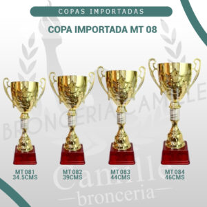 COPA IMPORTADA MT 08 <br> Desde 34.5cms Hasta 46cms
