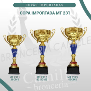 COPA IMPORTADA MT 231 <br>Desde 39cms Hasta 45cms
