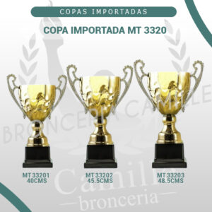 COPA IMPORTADA MT 3320 <br>Desde 40cms Hasta 48.5cms
