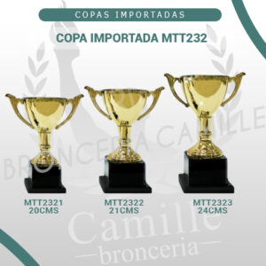 COPA IMPORTADA MTT232 <br>Desde 20cms Hasta 24cms