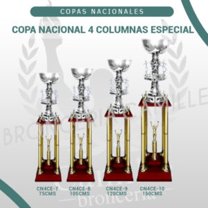 COPA NACIONAL 4 COLUMNAS ESPECIAL<br> Desde 75cms Hasta 150cms