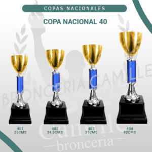COPA NACIONAL 40<br> Desde 25cms Hasta 42cms