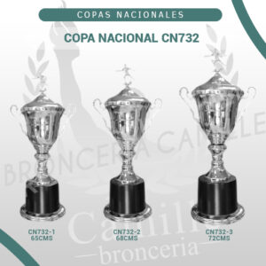 COPA NACIONAL CN732 <br>Desde 65cms Hasta 72cms