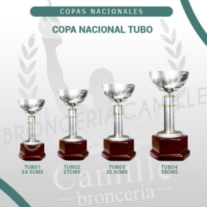 COPA NACIONAL TUBO<br> Desde 24,5cms Hasta 39cms