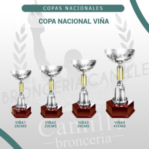 COPA NACIONAL VIÑA <br> Desde 28cms Hasta 45cms