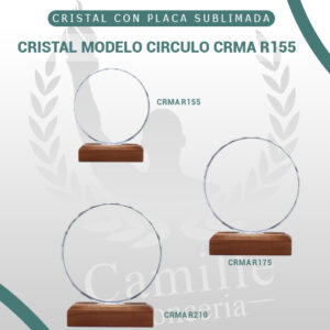 CRISTAL MODELO CIRCULO CRMA R155