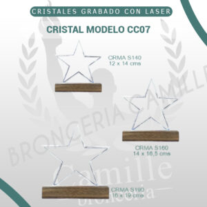 CRISTAL MODELO ESTRELLA CRMA s160