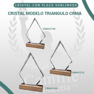 CRISTAL MODELO TRIANGULO CRMA