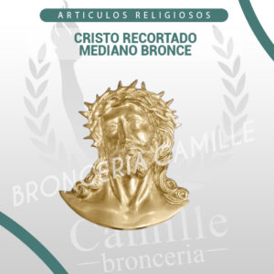 CRISTO RECORTADO MEDIANO BRONCE