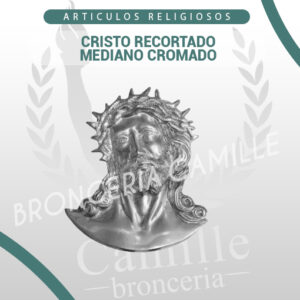 CRISTO RECORTADO MEDIANO CROMADO
