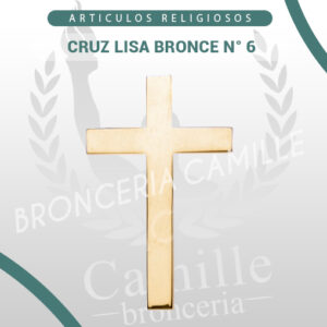 CRUZ LISA BRONCE N° 6
