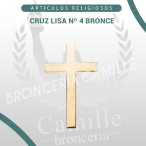 CRUZ LISA Nº 4 BRONCE