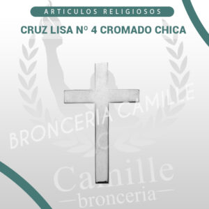CRUZ LISA Nº 4 CROMADO CHICA
