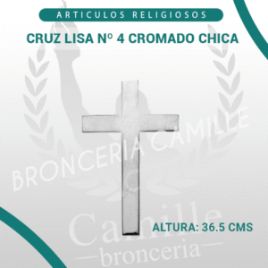 CRUZ LISA Nº 4 CROMADO CHICA