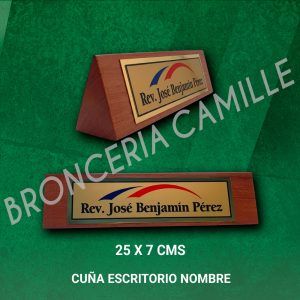 CUÑA ESCRITORIO NOMBRE