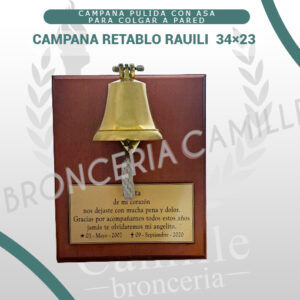 Campana retablo Rauili  34x23