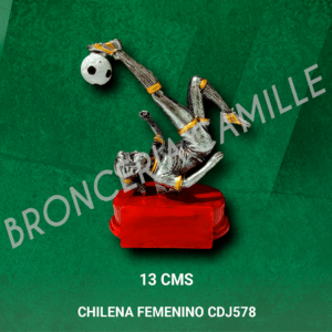 Trofeo de resina - Chilena Femenino CDJ578