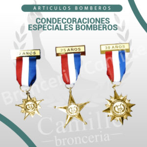 CONDECORACIÓN ESPECIAL BOMBEROS