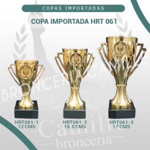 Copa importada HRT 061 <br>Desde 12cms Hasta 17cms