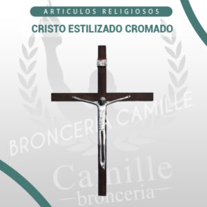 Cristo estilizado cromado