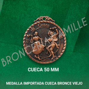 Medalla cueca, Bronce viejo