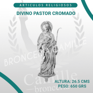DIVINO PASTOR CROMADO