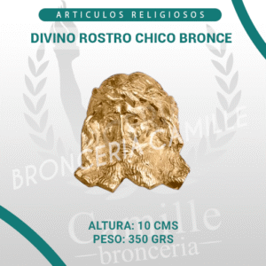 DIVINO ROSTRO CHICO BRONCE