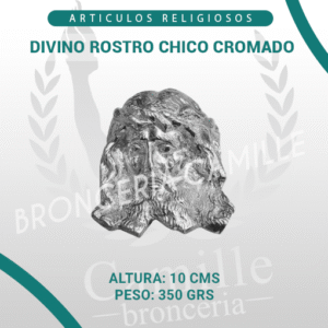 DIVINO ROSTRO CHICO CROMADO