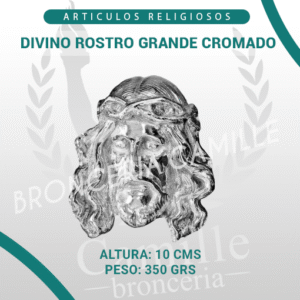 DIVINO ROSTRO GRANDE CROMADO