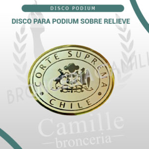 Disco para Podium sobre relieve
