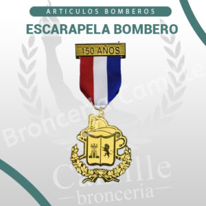 ESCARAPELA BOMBERO 150 Años