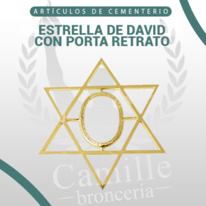 ESTRELLA DE DAVID CON PORTA RETRATO