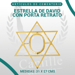 ESTRELLA DE DAVID CON PORTA RETRATO