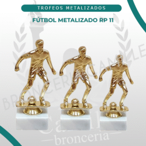 TROFEO FÚTBOL METALIZADO RP1178 - RP 1127 - RP1152