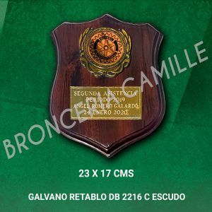 GALVANO RETABLO ESCUDO