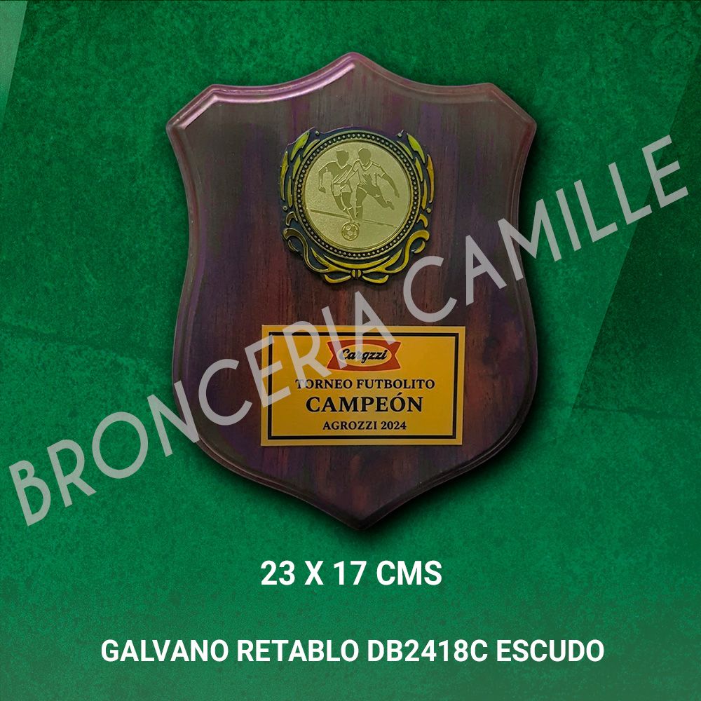 GALVANO RETABLO ESCUDO