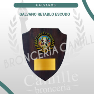 GALVANO RETABLO ESCUDO